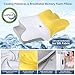 Cervical Neck Pillow for Sleeping - Ergonomic Side Sleeper Pillow for Pain Relief, Contour Cervical Pillow for Neck Support, Orthopedic Memory Foam Pillows Bed Pillow for Side Back Stomach Sleeper