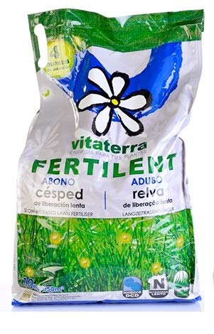 Vitaterra Abono cesped Fertilent 4 Meses 20-5-10+2 MG 10 Kg