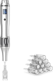 Derma Roller Pen 0.25mm, Microneedling Pen for Hair Face Scalp Beard Skin Care At