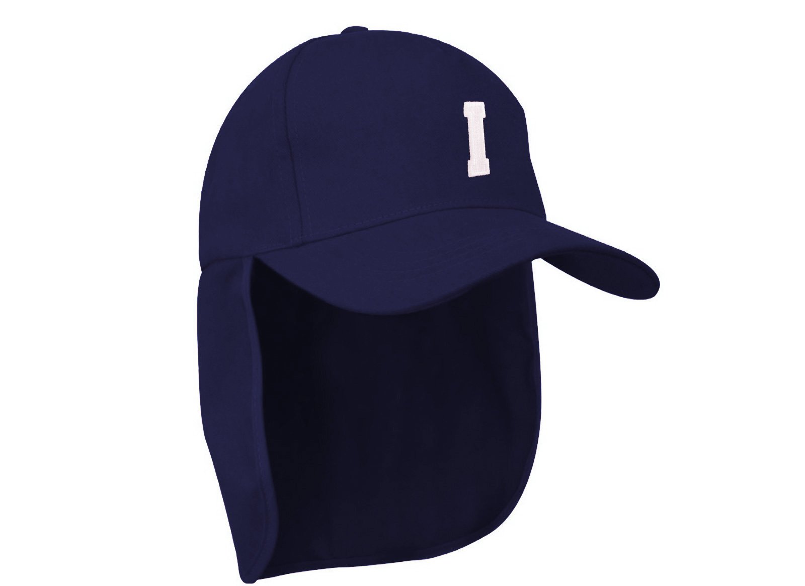 Morefaz Junior Legionnaire Style Baseball Cap Nave A-Z Letter Boy Girl Children Summer Sun Hat UV Protection Child Kids Sport MFAZ Ltd (I)