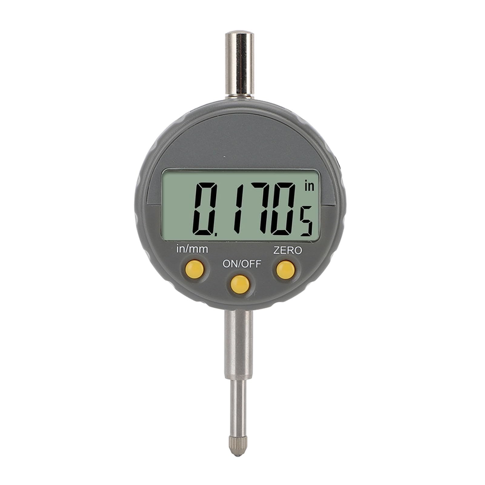 Aramox Digital Dial, Rango de 0-12.5 Mm, Indicador de Marcación Electrónica de Precisión de 0.001 Mm con Base Reemplazable, Pantalla LCD