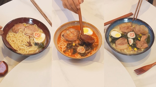 9.4 Inch 2 Sets Keramische Ramen Kommen (8 Stuks) - Japans Porselein