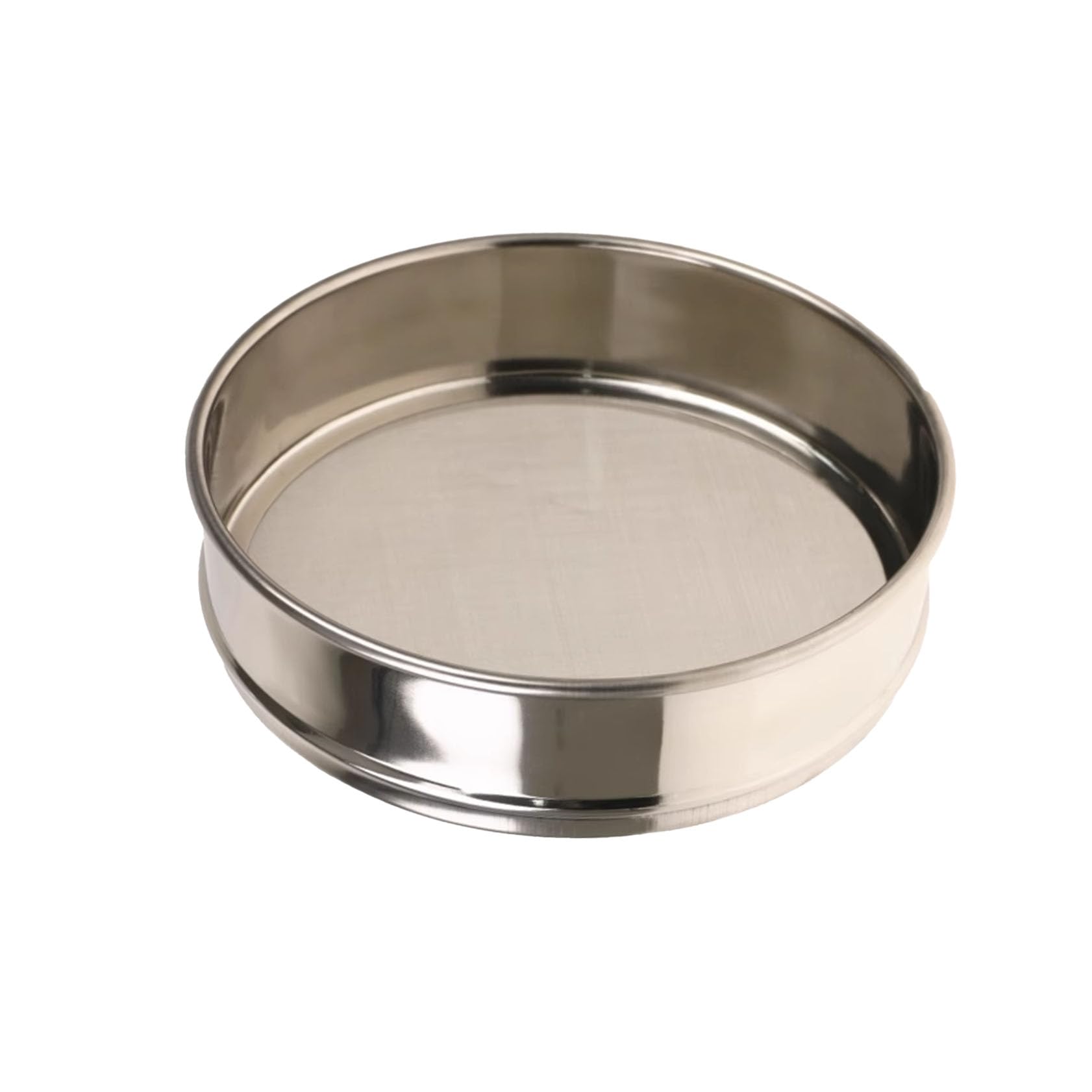 Test Sieve,Garden Sieve,Metal strainer,Garden Tools, Riddl, for Soil, Stones, Home, Laboratory, Diameter: 25 cm