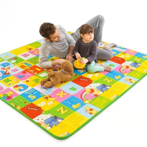 Tapete De Atividades Infantil Com Proteção Térmica Para Bebê 1,80 X 1,20m Tapete De Atividades Infantil Com Proteção Térmica Para Bebê 1,80 X 1,20m
