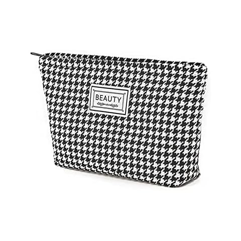 Canva Makeup Bag , TRIPON Small Cosmetic Tolietry Bag Zipper Makeup Storage Bag Organizer for Girl Women Cover