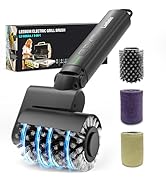 Leebein Spazzola Elettrica per Barbecue, 2026 Spazzola Elettrica Pulizia 3 Velocità &amp; Angolo Rego...