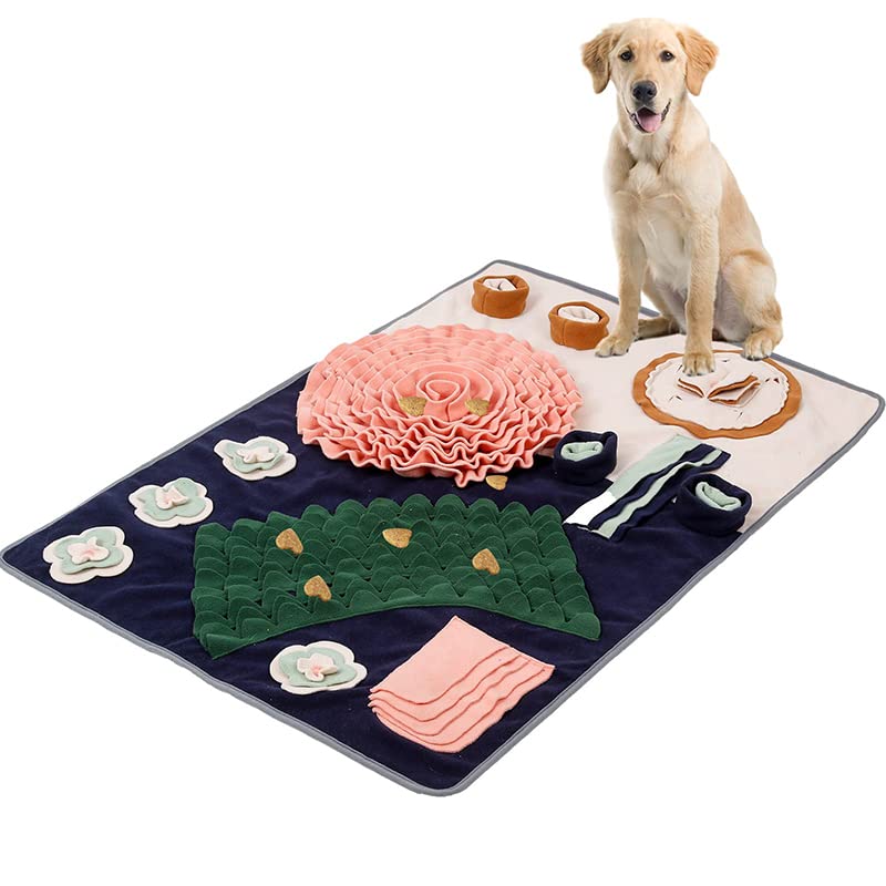 Edipets Schnüffelteppich Für Hunde – Spielzeug Zur Mentalen Auslastung, Rutschfest, Waschbar
