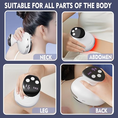 Masseur anti-cellulite triphasé Gua Sha et EMS à 9 niveaux