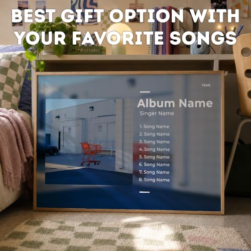 Image of Fardes Custom Album Cover Posters, Landscape Music Wall Art, Custom Song Lyric Wall Decor, Personalized Gift for Girlfriend, Boyfriend
