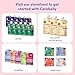 Cerebelly Organic Baby Food Pouches Variety Pack, Veggie & Fruit Purees, 16 Nutrients, No Added Sugar, Fiber & Non-GMO, 4oz, 8 Pack