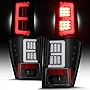 AKKON - Fits 2005 2006 Jeep Grand Cherokee 4Door [E-Tube Bar] LED Black Tail Lights Brake Lamp Pair Left Driver+Right Passenger