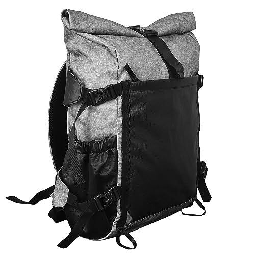 Image of karkaza Backpack Rolltop Rucksack Women & Men School Bag Unisex Water-Resistant Casual Daypack fits 15 inch Laptop