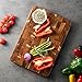 James.F End Grain Cutting Boards, Wooden Cutting Board for Kitchen with Side Handles, Acacia Wood Butcher Block Chopping Board for Meat Bread (13