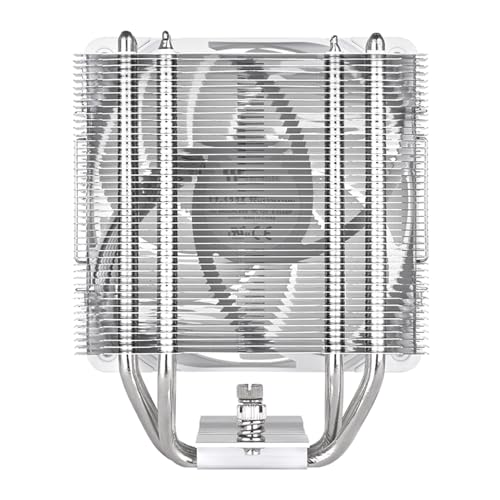 Image of Thermaltake UX400 ARGB White Cooler; 4xO6mm Copper Heatpipes; 120mm PWM Fan; 700~1800 RPM; Intel /AMD Compatible; Single Tower; 240W TDP; White; CL-P143-AL12SW-A