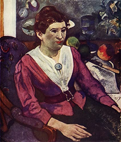 Art Portrait Marie Henri de Paul Gauguin impression toile de qualité musée pour salon 60x90