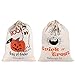 Aytai 2pcs Trick or Treat Bags Halloween Sacks, Canvas Pumpkin Bags for Kids Presents Halloween Decorations