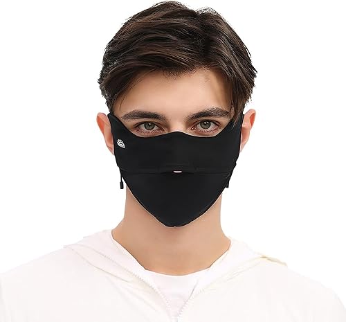 UV Face Covering UPF 50+ Women Breathable Mask Sun Protection Reusable Outdoor