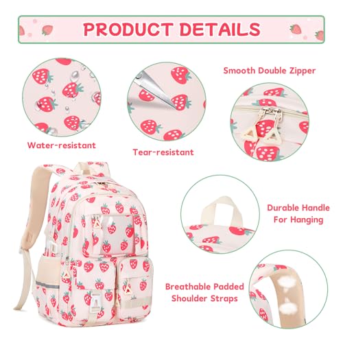 Image of PIG PIG GIRL Kids Backpack for Girls School Book Bag for Elementary Primary