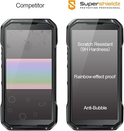 Miniatura 2 de Supershieldz Protector de pantalla de vidrio templado diseñado para Kyocera (DuraForce Pro 3), antiarañazos, sin burbujas