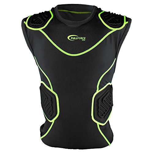 Full Force shocc Lite 5 Pad Shirt con nervature