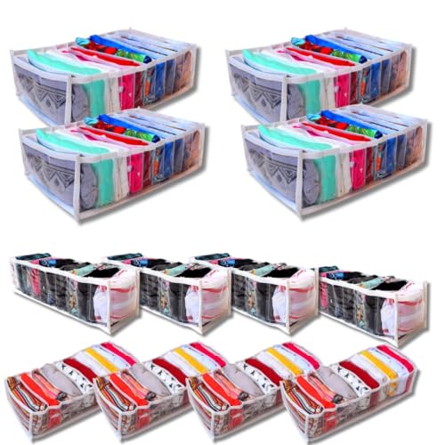 Kit 12 Colmeia Organizadora de Gaveta - 4 Colmeias P + 4 Colmeia M + 4 Colméia G - Organizaplus