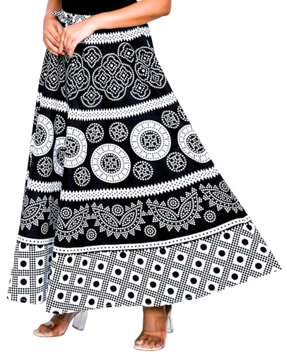 Image of Premium Cotton Skirt for Women with Pocket, Free Size