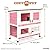 COZY PET Pink Rabbit Hutch/Hide/Run Guinea Pig House Ferret Cage Rabbit Hutches in Pink RH06P (We do not ship to Channel Islands or IOW.)