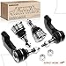 A-Premium Set of 4, Front Lower Ball Joint, Outer Tie Rod End, Compatible with Jeep Liberty 2002 2003 2004