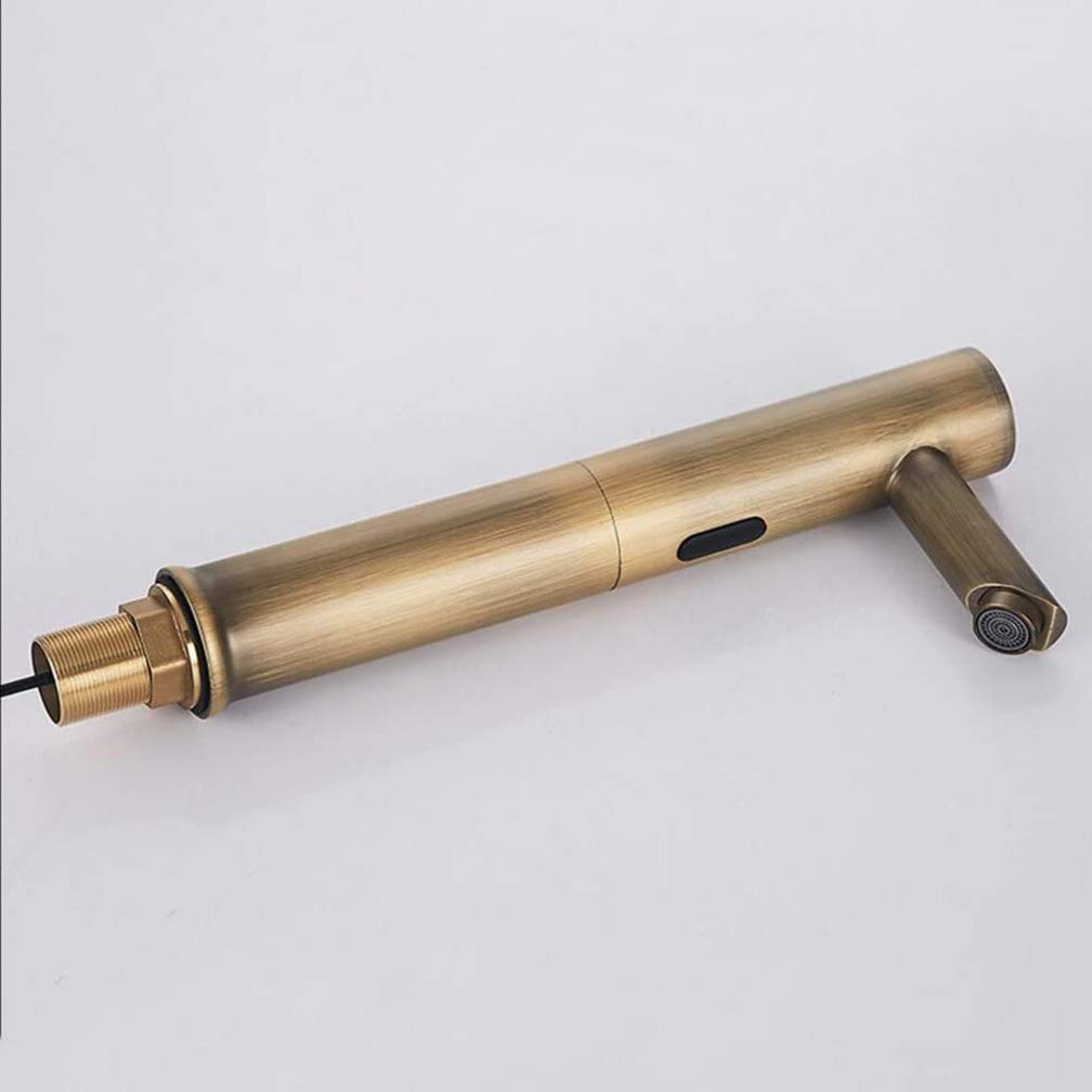 Rubinetti Elettronici Del Lavabo Del Rubinetto Del Rubinetto Dell'Acqua Caldi e Freddi Azionati a Batteria, Alto Becco, HJKLDS