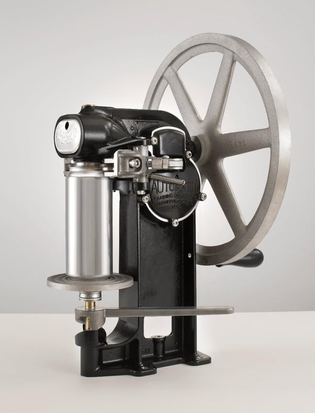 Generic All American SF202A Can Sealer Flywheel Beverage Can Seamer Canner, Black & Aluminum