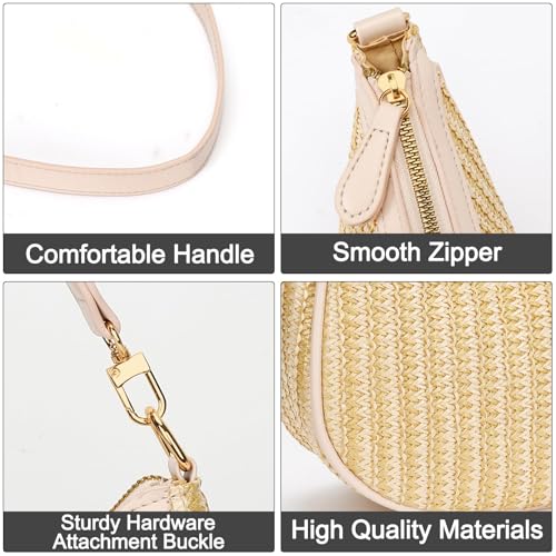 Image of KKXIU Shoulder Bag for Women Cute Hobo Purses and Handbags Retro Clutch Underarm Purse | Cute