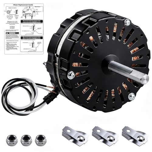 Makevivi F0510B2944 F0510B2497 Attic Fan Replacement Motor Kit (Black)