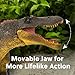 Juvale Spinosaurus Action Figure - Multicolor 11.5 x 6 x 3.5 in - Movable Jaw & Realistic Design Dinosaur Figurine - Plastic Toy for Kids