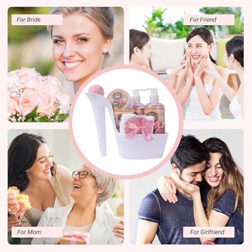 Luxury Spa Gifts for Women – 8 Pc Rose Scented Bath and Body Set with Bubble Bath, Lotion & More – Luxury Self Care Kit for Wife, Mom, Girlfriend, Birthday Gifts for Women by Draizee - Image 5