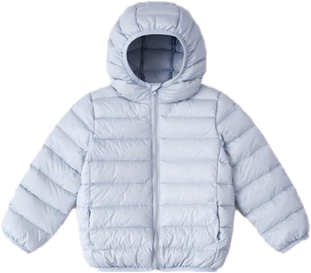 Boys Girls Lightweight Winter Warm Hoods Puffer Padded Jacket Winter Down Coats