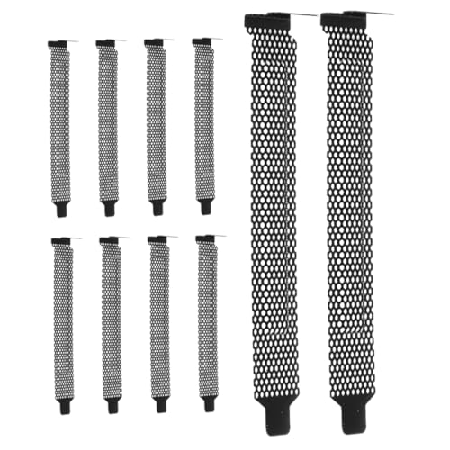 Operitacx 10 Piezas Cubiertas de Ranura para de Computadora Protección Contra Polvo y Disipación de Compatible con Accesorios de Pc y Componentes de