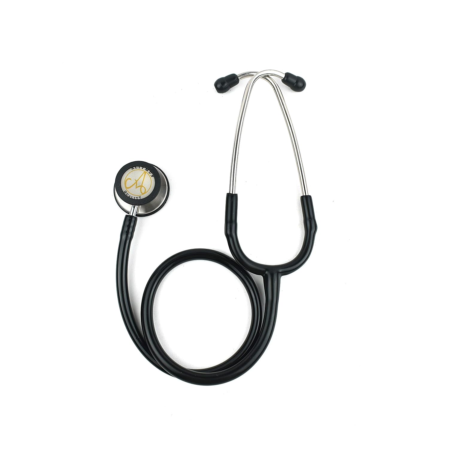 Dishan Long PVC Tube Tunable Diaphragm Soft Sealing Eartips, Physicians Excel-III High Acoustic Sensitivity Stethoscope (Black)-picture-16