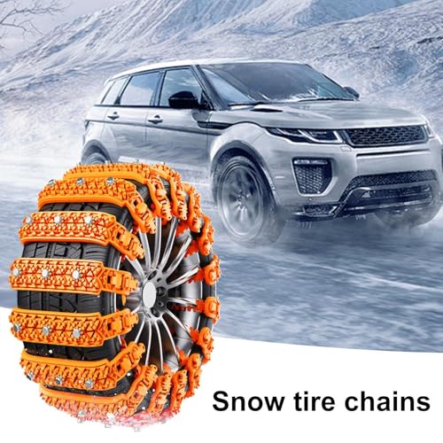 Cadenas de nieve para coche que evitan derrapes en condiciones climáticas tormentosas 6