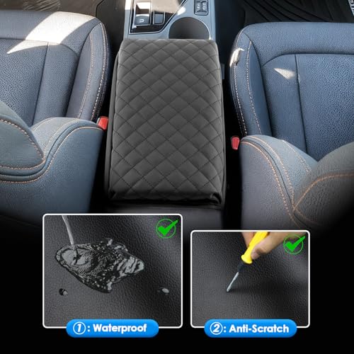 Coleya 2024 2025 2026 Crosstrek Accessories Center Console Cover for Subaru Crosstrek (Premium/Sport/Limited/Touring/Wilderness), Cushion&Comfy Leather Armrest Cover 2026 Crosstrek Accessories -Padded by Coleya - Image 6