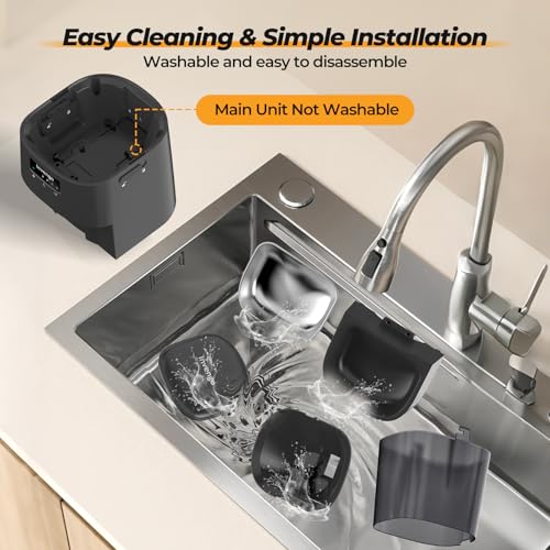 Invengo Comedero Automático para Gatos, Dispensador de 5L con Control por App, Wi-Fi 2,4/5G, Doble Alimentación, Porciones Programables, Anti-Atasco & Fresh-Lock, Cuenco de Acero Inoxidable, Fácil de - imagen 7