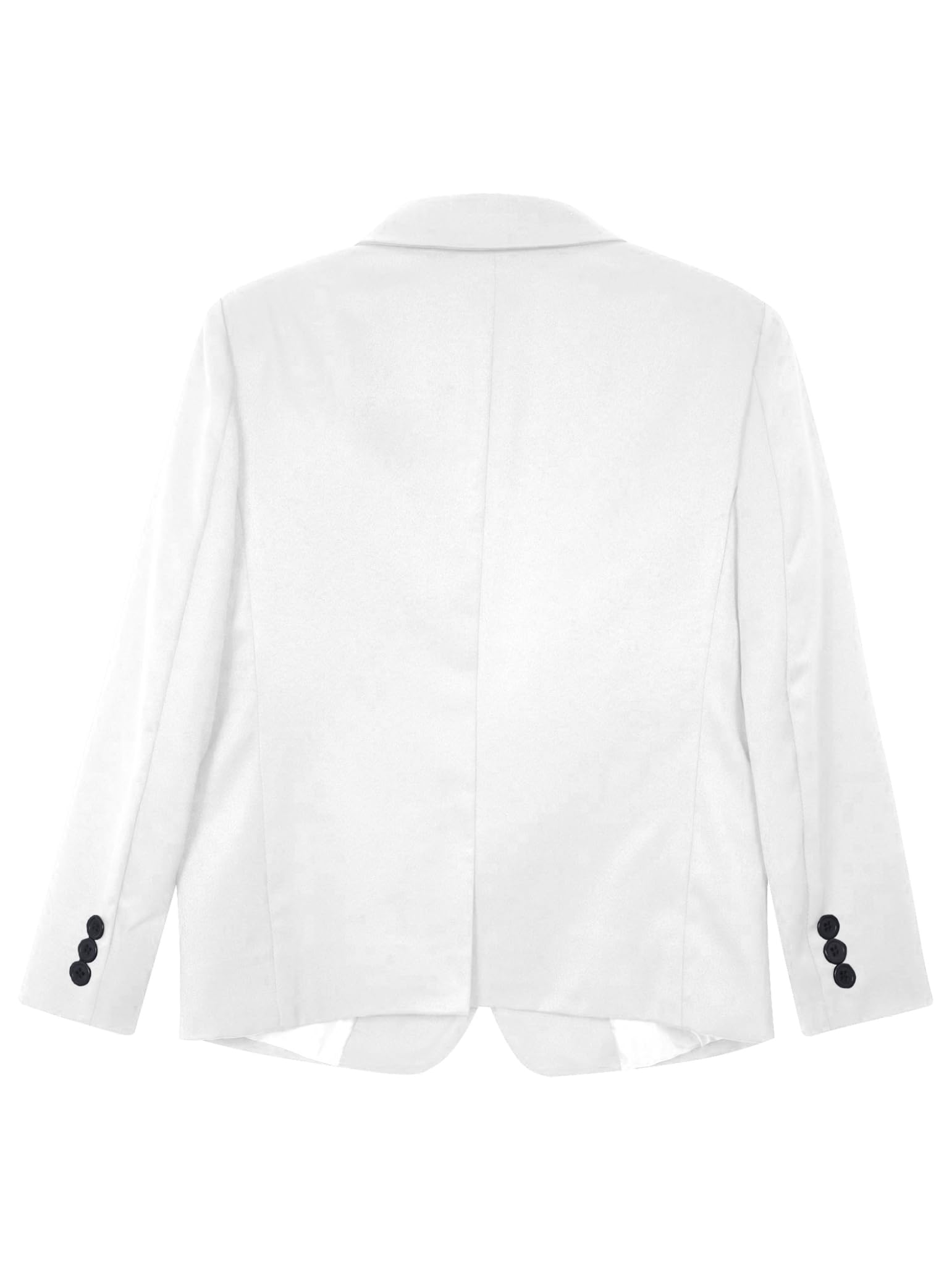 Costume pour Garçons Veste Classique Boutons Costume Veste Blazer Coupe Régulière Fête Mariage Veste Manteau