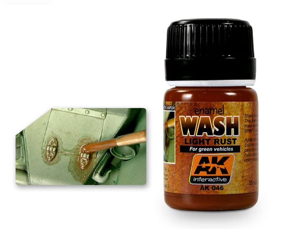 Ak Interactive Light Ak Weathering Ak046 Rust Wash (35Ml)