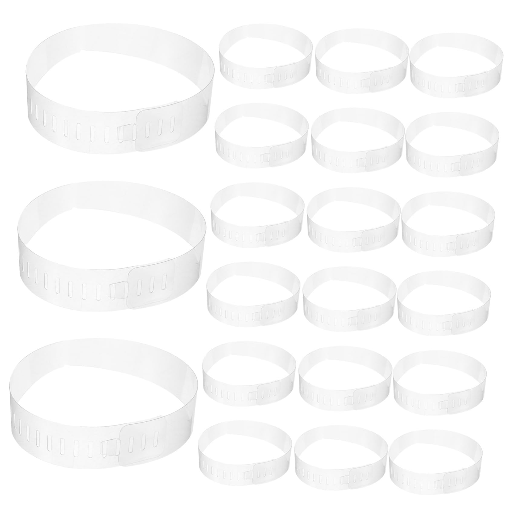 100piezas Collar De Pvc Soporte De Cuello De Camisa Insertos De Cuello De Camisa Para Hombres Suministros Fijación