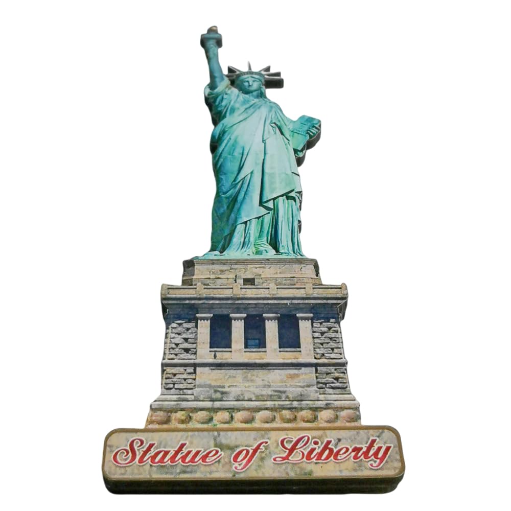 Statua Wolności Nowy Jork USA magnes na lodówkę pamiątka podróż lodówka dekoracja magnetyczna naklejka rzemiosło 3D