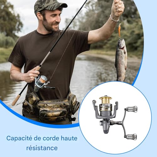Moulinet de pêche à la mouche pour surf casting et glace