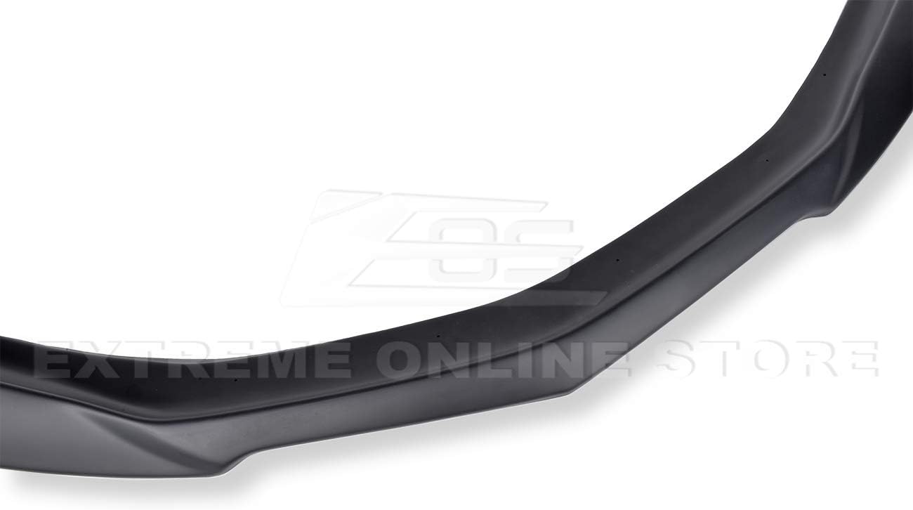 Replacement for 2019-Present Chevrolet Camaro LT LS RS SS | ZL1 Style ABS Plastic Matte Black Front Bumper Lower Lip Splitter