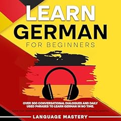 Learn German for Beginners Audiolibro Por Language Mastery arte de portada