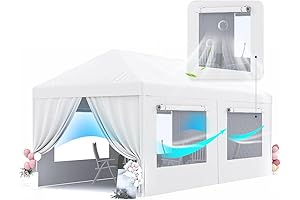 Peaktop Heated Party Central: Your Expansive, Ventilated Outdoor Oasis