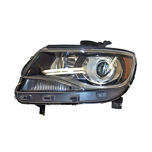 2015-2019 Chevrolet Colorado Driver Side Halogen Headlight Assembly; Lt/Z71 Models With Luxury Package; Projector Type; Made Of Pp Plastic; [Gm] Partslink GM2502408C