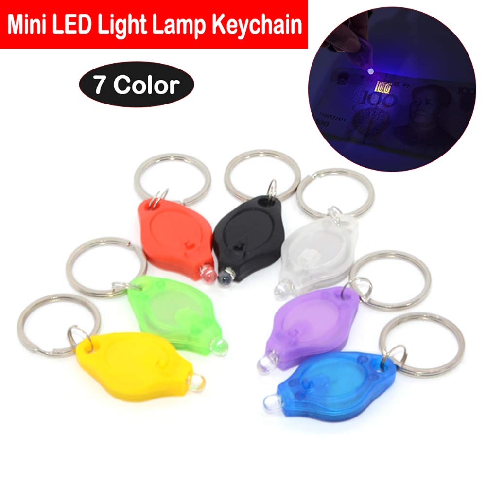 Lot De 2/5 Mini Lampe De Poche LED UV Vérificateur D'argent